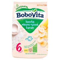 Bobovita kaszka mleczno-ryżowa o smaku bananowym po 4 miesiącu 230 g