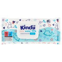 Kindi Pure Water 99% Chusteczki oczyszczające dla niemowląt i dzieci 1op.-60szt