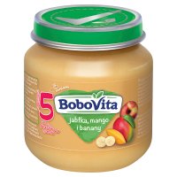 BoboVita, jabłka, mango i banany, 125 g