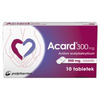 Acard 300 mg, 10 tabletek