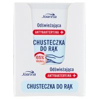 Joanna Produkty Antybakteryjne Chusteczki odświeżające do rąk  1op.-20szt