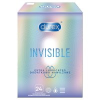 Prezerwatywy durex - Invisible dodatkowo nawilżane x 24 szt
