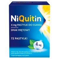 Niquitin 4 mg 72 pastylki do ssania