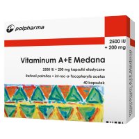 Vitaminum  A+E Medana, 40 kapsułek