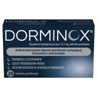 Dorminox 12,5 mg, 20 tabletek