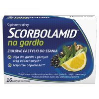 Scorbolamid na gardło, 16 pastylylek do ssania