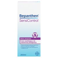 Bepanthen SensiControl krem nawilżający do skóry suchej, wrażliwej i atopowej 200 ml