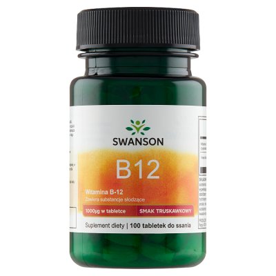 SWANSON WITAMINA B-12 1000 mcg  100 tabletek do ssania