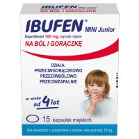 Ibufen Mini Junior, 15 kapsułek miękkich