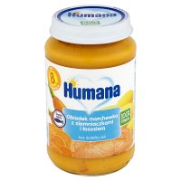 Humana 100% Organic Obiadek,marchew.z ziemniak.i łosos,190 g