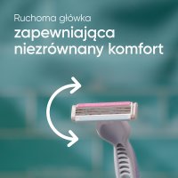 Gillette Venus 3 Pink, maszynki jednorazowe dla kobiet, 6 sztuk