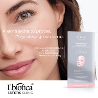 L'Biotica Estetic Clinic Meso Treatment Ujędrniająco-napinająca dermo-maska hydrożelowa do twarzy, 1 sztuka