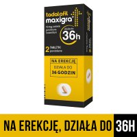 Tadalafil Maxigra 10 mg, 2 tabletki powlekane