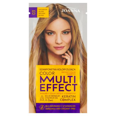 Joanna Multi Effect Color Keratin Complex Szamponetka 03 Naturalny Blond  35g