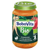BoboVita Bio, cielęcinka z pomidorem i pasternakiem, 190 g
