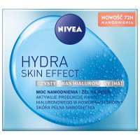 Nivea Hydra Skin Effect Żel do twarzy na dzień- Moc Nawodnienia 50ml