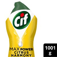 Cif Max Power Mleczko do czyszczenia z wybielaczem Citrus Harmony  1001g