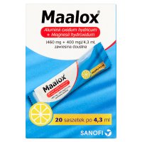 Maalox zawiesina 4,3 ml 20 saszetek