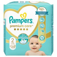 Pampers Premium Care, pieluszki jednorazowe, rozmiar 2, waga 4-8kg, 23 sztuk