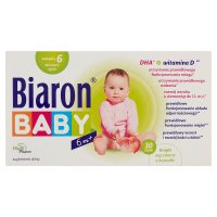 Biaron Baby 6m+ DHA i witamina D 30 kapsułek twist off