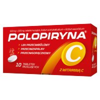 Polopiryna C 500 mg, 10 tabletek