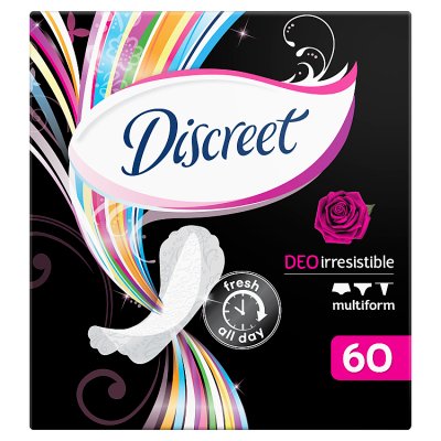 DISCREET DEO Irresistable wkładki higieniczne 60 sztuk