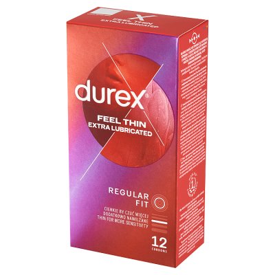 DUREX FETHERLITE ELITE Prezerwatywy dodatkowo nawilżane 12 szt.