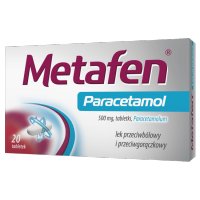 Metafen Paracetamol 500mg * 20 tabl.