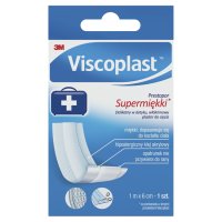 PRESTOPOR SUPERMIĘKKI Plaster z opatrunkiem 1m x 6cm 1 szt.