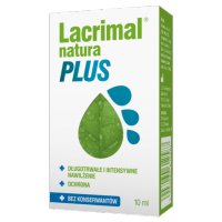 Lacrimal Natura Plus, krople do oczu, 10 ml