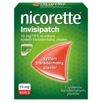 Nicorette invisipatch plastry 10mg/16h x 7 szt