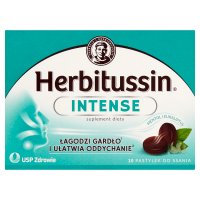 Herbitussin Intense, 10 pastylek do ssania