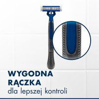 Gillette Blue 3 Comfort Slalom, maszynki do golenia dla mężczyzn, 3 ostrza, 3 sztuki