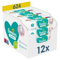 Pampers chusteczki nawilżane Sensitive 12 x 52 szt (12-pack)