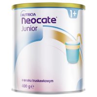 Neocate Junior  smak truskawkowy  po 1 roku życia, proszek  400g