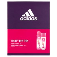 Adidas Zestaw prezentowy Fruity Rhythm (deo spray 150ml+dezodorant naturalny spray 75ml)