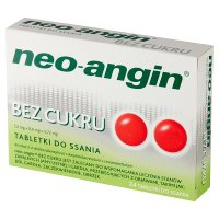 Neo-angin bez cukru, 24 tabletki do ssania