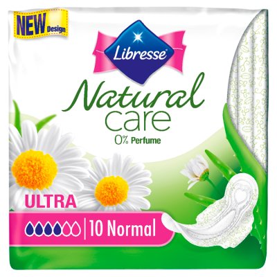 Libresse Natural Ultra, podp.,normal clip, 10 szt (1199000)