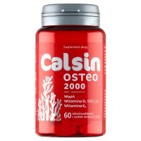 Calsin Osteo 2000  60 tabletek powlekanych z rowkiem dzielącym