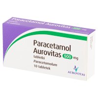 Paracetamol Aurovitas 500 mg 10 tabletek