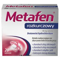 Metafen rozkurczowy 40 mg, 20 tabletek