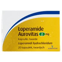Loperamide Aurovitas 2 mg, 20 kapsułek twardych