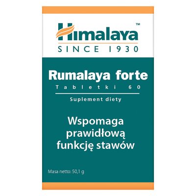 Himalaya Rumalaya forte, 60 tabletek