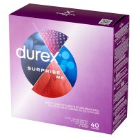 Durex zestaw prezerwatyw Surprise Me 40 sztuk