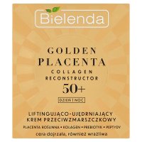 Bielenda Golden Placenta 50+ Liftingująco - Ujędrniający Krem przeciwzmarszczkowy na dzień i noc 50ml