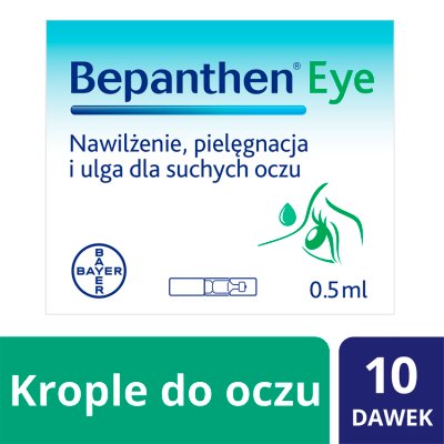 Bepanthen Eye krople do oczu 0,5 ml a 10 pojemników