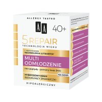 AA Technologia Wieku 5Repair Multi Odmłodzenie 40+ - hybrydowy dzienny krem redukujący zmarszczki 50 ml