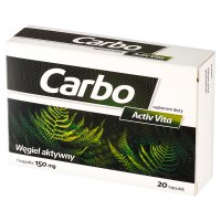 Carbo activ vita 20 kapsułek