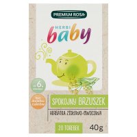 Herbi Baby, herbatka Spokojny Brzuszek, dla dzieci i niemowląt od 6 miesiąca życia, 20 saszetek