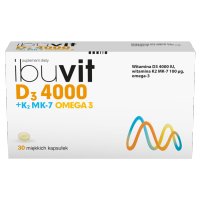 Ibuvit D3 4000 + K2 MK-7 Omega 3, 30 kapsułek